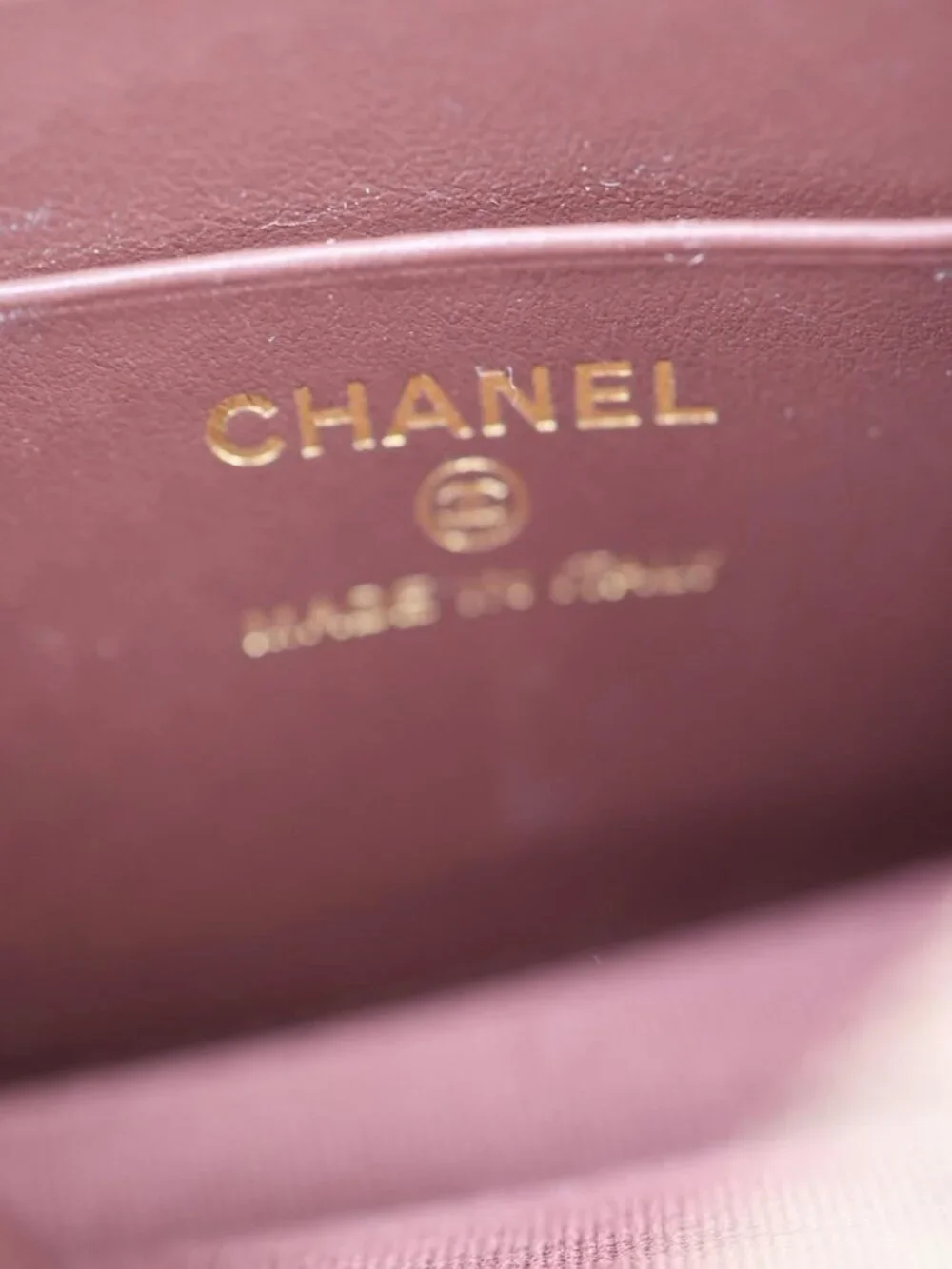 Chanel  Dome Quilted Caviar Leather Zip Clutch With Chain Black